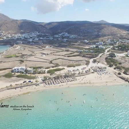 Glaros Luxury Studio On The Beach Διαμέρισμα Αρκάσα Εξωτερικό φωτογραφία