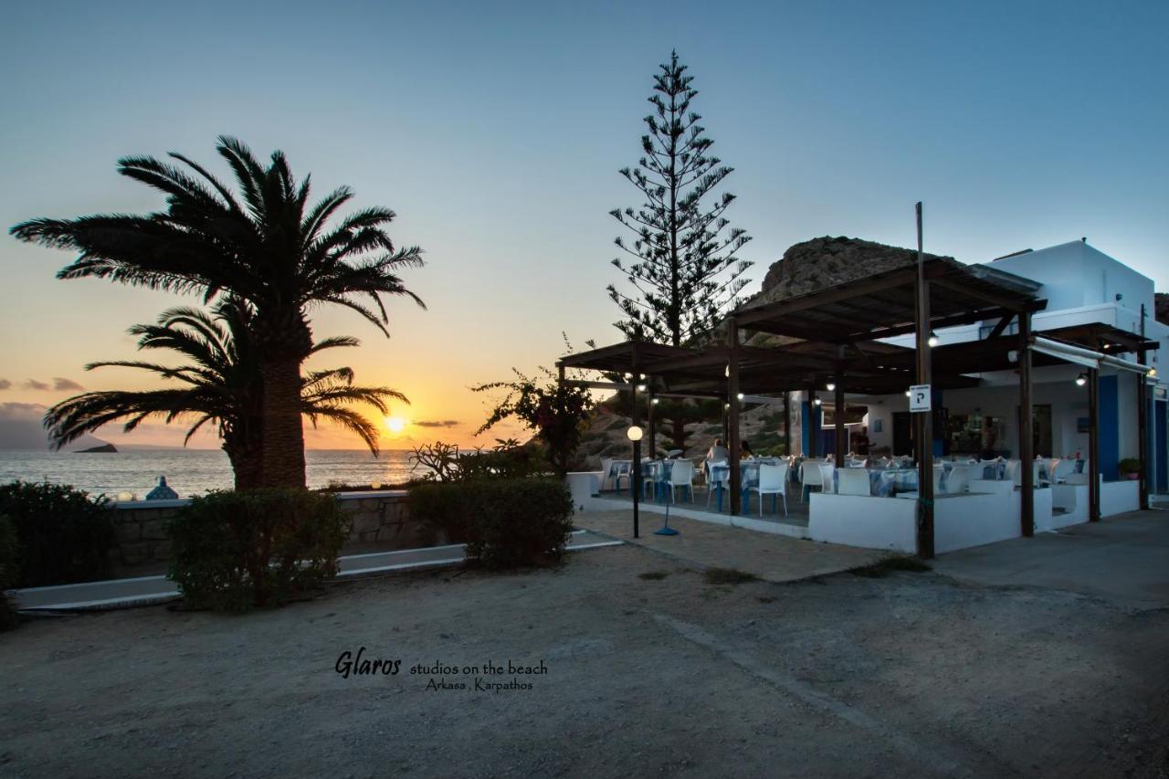Glaros Luxury Studio On The Beach Διαμέρισμα Αρκάσα Εξωτερικό φωτογραφία