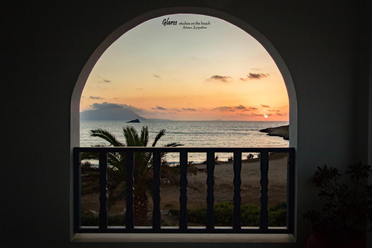 Glaros Luxury Studio On The Beach Διαμέρισμα Αρκάσα Εξωτερικό φωτογραφία