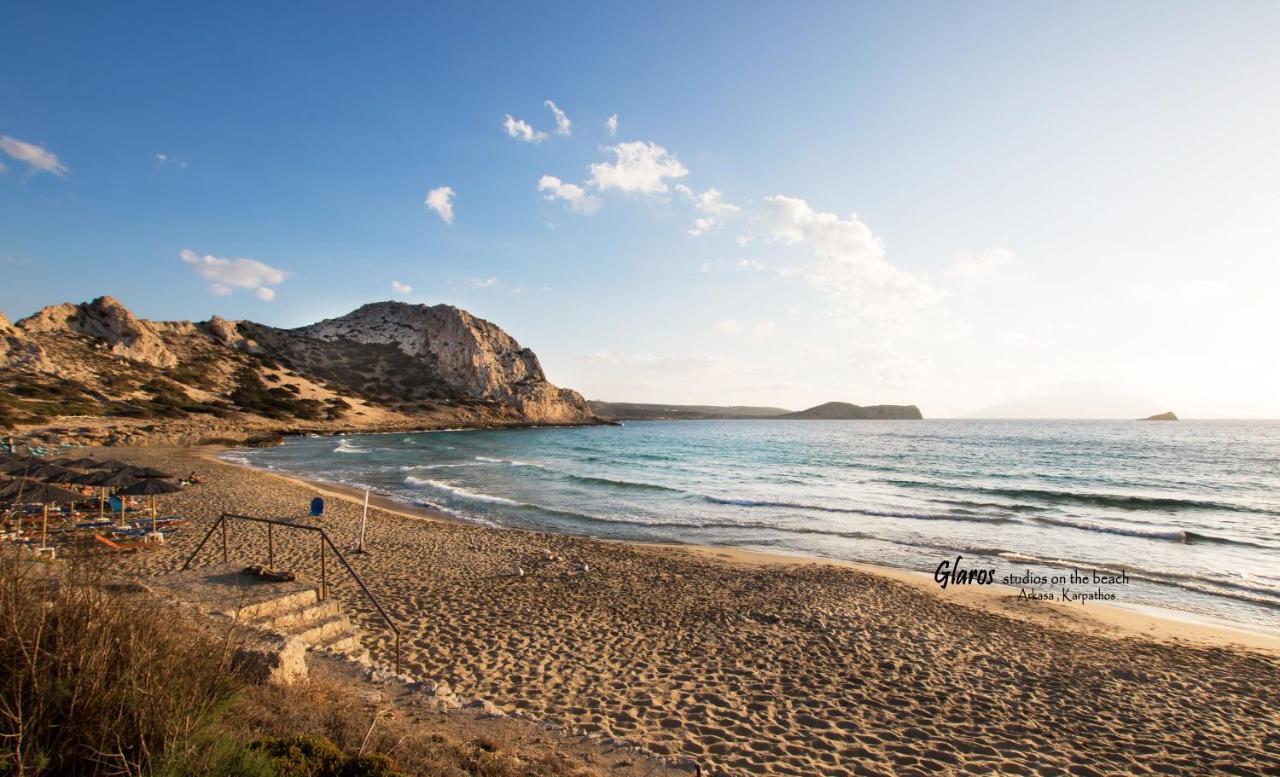 Glaros Luxury Studio On The Beach Διαμέρισμα Αρκάσα Εξωτερικό φωτογραφία