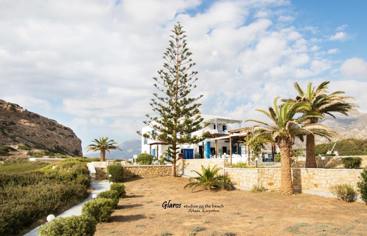 Glaros Luxury Studio On The Beach Διαμέρισμα Αρκάσα Εξωτερικό φωτογραφία