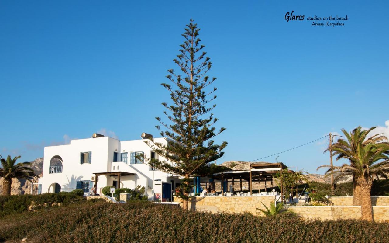 Glaros Luxury Studio On The Beach Διαμέρισμα Αρκάσα Εξωτερικό φωτογραφία