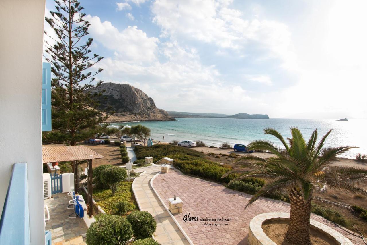 Glaros Luxury Studio On The Beach Διαμέρισμα Αρκάσα Εξωτερικό φωτογραφία