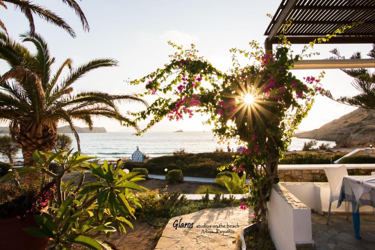 Glaros Luxury Studio On The Beach Διαμέρισμα Αρκάσα Εξωτερικό φωτογραφία