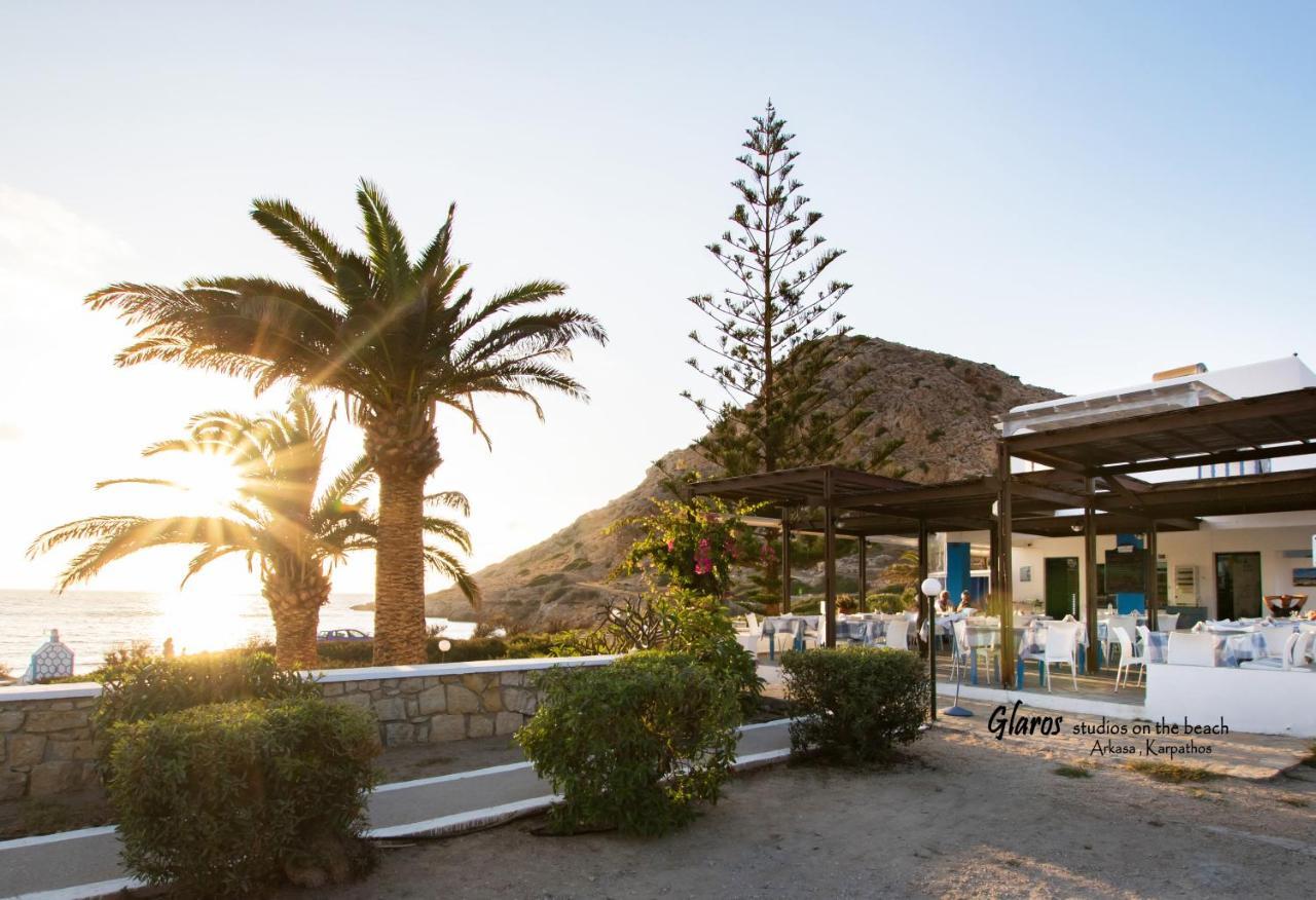 Glaros Luxury Studio On The Beach Διαμέρισμα Αρκάσα Εξωτερικό φωτογραφία