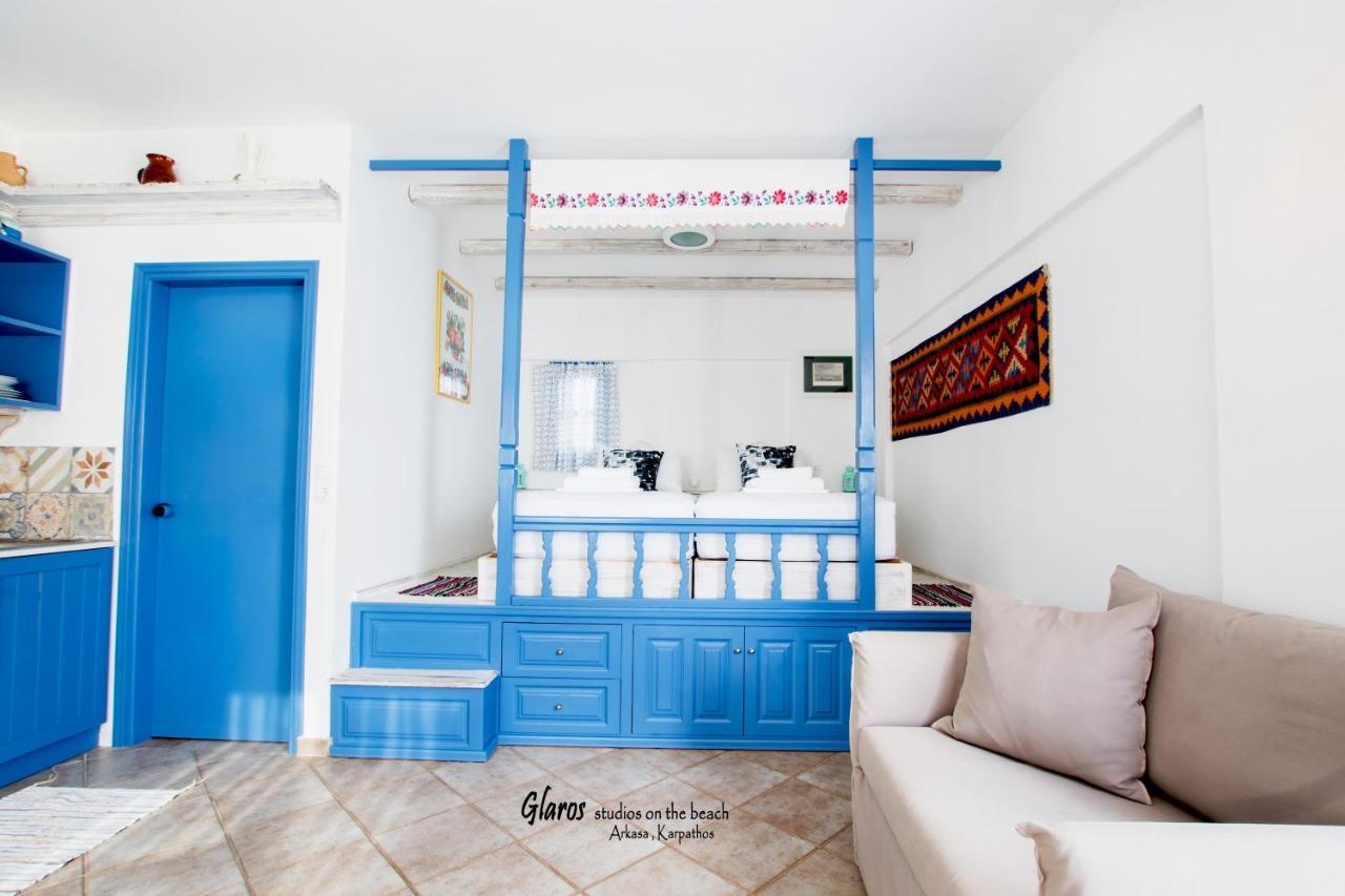 Glaros Luxury Studio On The Beach Διαμέρισμα Αρκάσα Εξωτερικό φωτογραφία